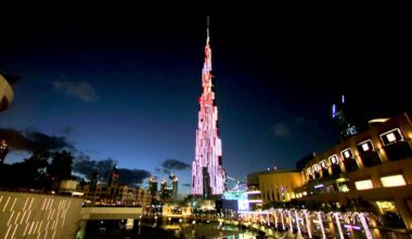 lightning arrestor in Burj Khalifa