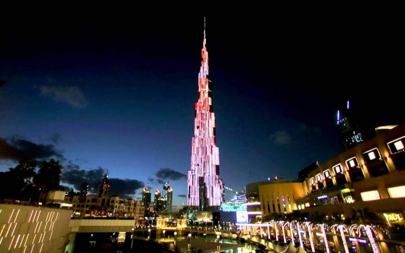 lightning arrestor in Burj Khalifa